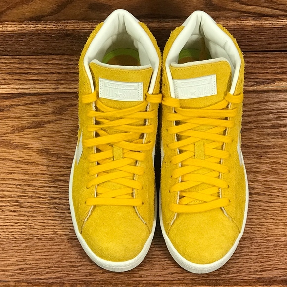 Converse PL 76 Mid Yellow Egret Shoes - Picture 3 of 7